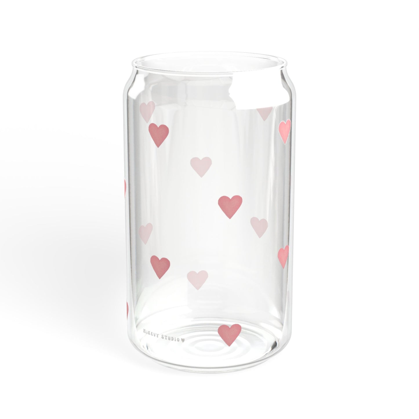 Dryckesglas - Rosa Hjärtan